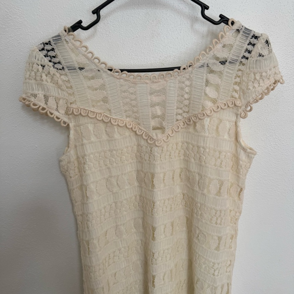 Charlotte Russe Cream Lace Mini Dress - Picture 3 of 9